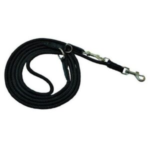 CHABA Smycz linka regulowana - 6mm x 130/220cm czarna